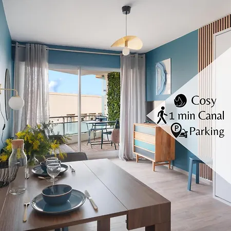 L'ecrin Bleu Parking-clim-cosy *